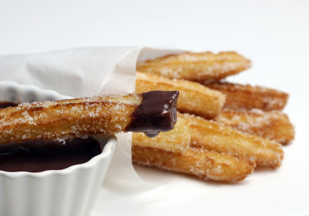 Churros con chocolate