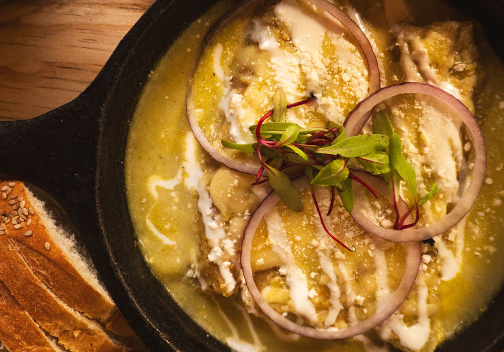Enchiladas verdes